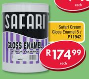 Safari Cream Gloss Enamel 5L P11942