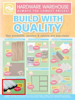Hardware Warehouse Mpumulanga : Build With Quality (22 Feb - 4 Mar 2016), page 1