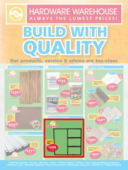 Hardware Warehouse Mpumulanga : Build With Quality (22 Feb - 4 Mar 2016), page 1
