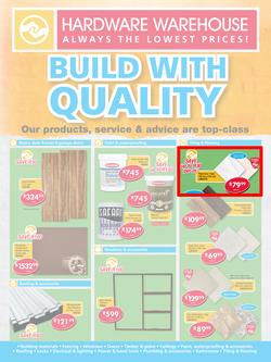 Hardware Warehouse Mpumulanga : Build With Quality (22 Feb - 4 Mar 2016), page 1