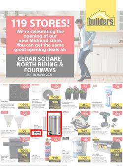 Builders Cedar Square, North Riding & Fourways : 119 Stores! (25 March - 28 March 2021), page 1