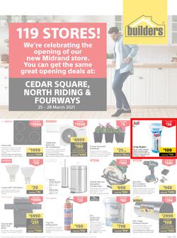 Builders Cedar Square, North Riding & Fourways : 119 Stores! (25 March - 28 March 2021), page 1