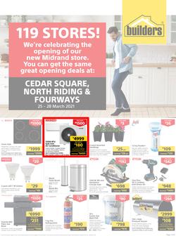 Builders Cedar Square, North Riding & Fourways : 119 Stores! (25 March - 28 March 2021), page 1