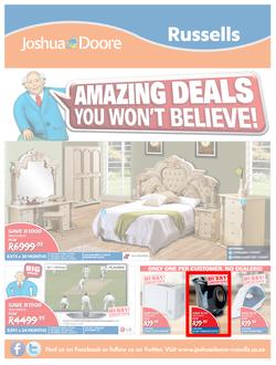 Joshua Doore & Russels : Amazing Deals You Wont Believe! (9 Mar - 22 Mar 2015), page 1