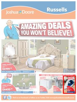 Joshua Doore & Russels : Amazing Deals You Wont Believe! (9 Mar - 22 Mar 2015), page 1