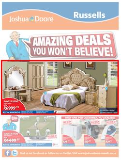 Joshua Doore & Russels : Amazing Deals You Wont Believe! (9 Mar - 22 Mar 2015), page 1