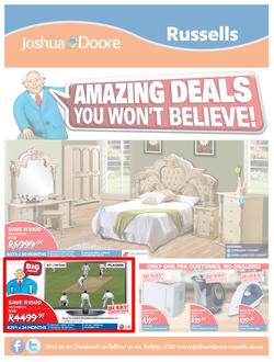 Joshua Doore & Russels : Amazing Deals You Wont Believe! (9 Mar - 22 Mar 2015), page 1