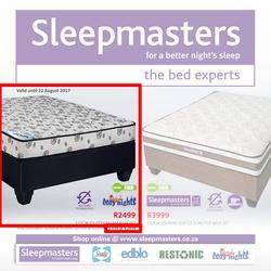 Sleepmasters : The Bed Experts (7 Aug - 22 Aug 2017), page 1