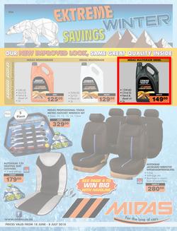 Midas : Extreme Winter Savings (18 June - 8 July 2018), page 1
