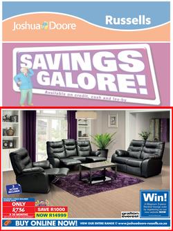 Joshua Doore & Russells : Savings Galore (20 Jan - 21 Feb 2016), page 1