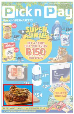 Pick n Pay : Inland (22 Aug - 4 Sep 2016), page 1