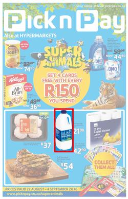Pick n Pay : Inland (22 Aug - 4 Sep 2016), page 1