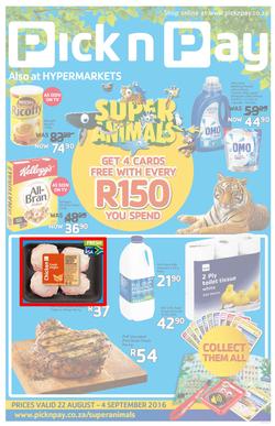 Pick n Pay : Inland (22 Aug - 4 Sep 2016), page 1