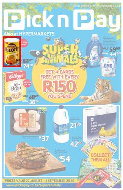 Pick n Pay : Inland (22 Aug - 4 Sep 2016), page 1