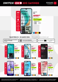 Edgars Connect : Switch On Big Savings (18 March - 22 March 2026)