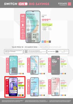Edgars Connect : Switch On Big Savings (18 March - 22 March 2026), page 1
