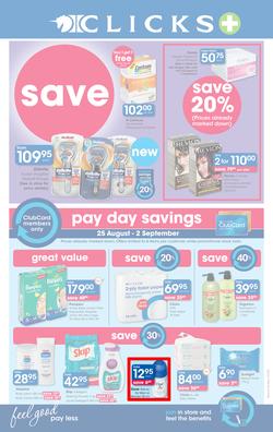 Clicks : Save (25 Aug - 22 Sep 2015), page 1