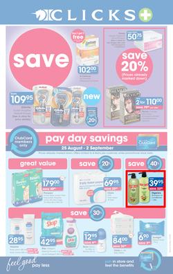 Clicks : Save (25 Aug - 22 Sep 2015), page 1