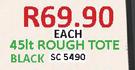 45Ltr Rough Tote Black SC5490