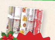 Christmas Wrapping Paper 50cmx10m SC76017-For 5