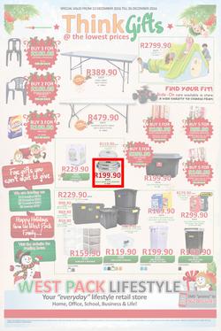 West Pack Lifestyle (22 Nov - 26 Dec 2016), page 1