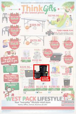 West Pack Lifestyle (22 Nov - 26 Dec 2016), page 1