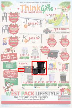 West Pack Lifestyle (22 Nov - 26 Dec 2016), page 1