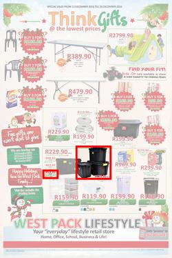 West Pack Lifestyle (22 Nov - 26 Dec 2016), page 1