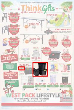 West Pack Lifestyle (22 Nov - 26 Dec 2016), page 1