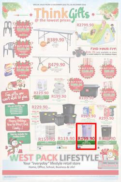 West Pack Lifestyle (22 Nov - 26 Dec 2016), page 1