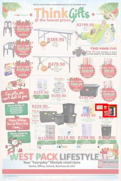 West Pack Lifestyle (22 Nov - 26 Dec 2016), page 1