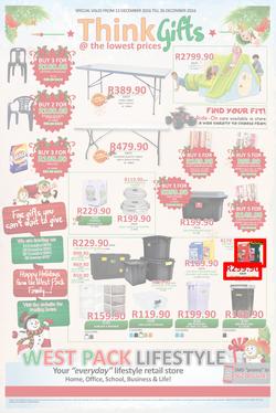 West Pack Lifestyle (22 Nov - 26 Dec 2016), page 1
