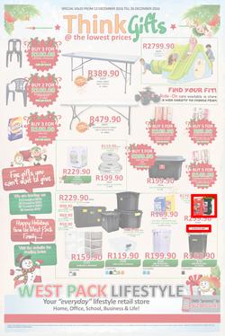 West Pack Lifestyle (22 Nov - 26 Dec 2016), page 1