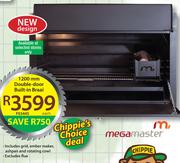 Megamaster 1200mm Double-Door Built-In Braai F03445-Each