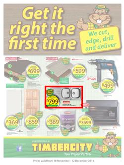 Timbercity : Get It Right The First Time (18 Nov - 12 Dec 2015), page 1