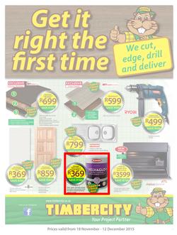 Timbercity : Get It Right The First Time (18 Nov - 12 Dec 2015), page 1