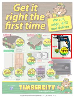 Timbercity : Get It Right The First Time (18 Nov - 12 Dec 2015), page 1