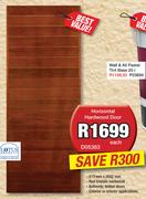 Horizontal Hardwood Door D05383