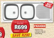 Franke Projectline Double End Bowl Sink