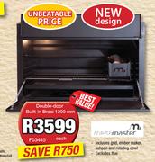 Mega Master Double-Door Built-In Braai 1200mm