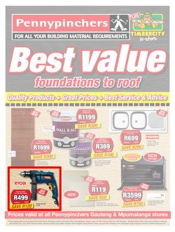 Pennypinchers Gauteng & Mpumulanga : Best Value (28 Oct - 28 Nov 2015), page 1