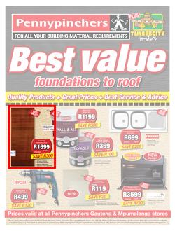 Pennypinchers Gauteng & Mpumulanga : Best Value (28 Oct - 28 Nov 2015), page 1