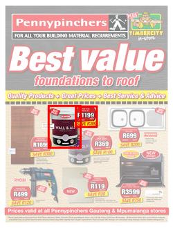Pennypinchers Gauteng & Mpumulanga : Best Value (28 Oct - 28 Nov 2015), page 1