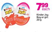 Kinder Joy Boy Or Girl-20g Each