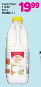 Creambell Fresh Milk Bottle-2L