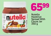 Nutella Hazelnut Spread With Cocoa Jar-350g
