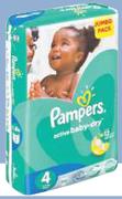 Pampers Active Baby Disposable Nappies Size 6-Per Nappy