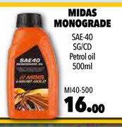 Midas Mono Grade SAE-40 M140-500-500ml