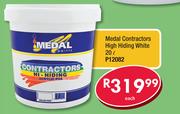 Medal Contractors High Hiding White P12082-20L Each