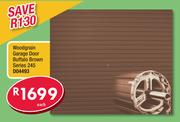Woodgrain Garage Door Buffalo Brown Series 245 D04493-Each